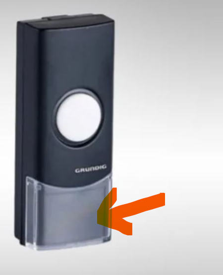 Grundig trådløs ringklokke til hjemmet inkl. 6 forskellige ringe toner
