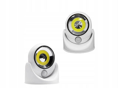 LED 360 Batterilampe med Bevægelsesdetektor