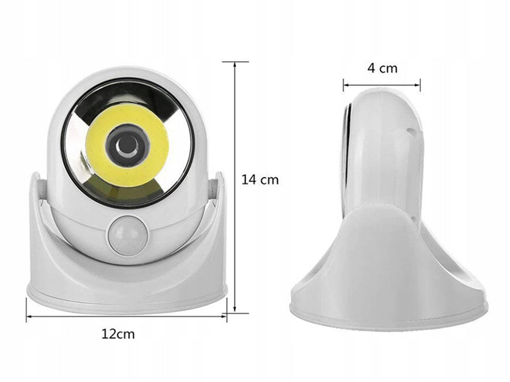 LED 360 Batterilampe med Bevægelsesdetektor
