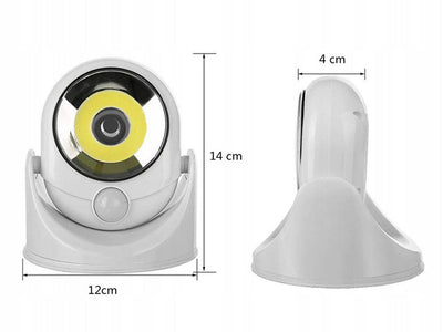 LED 360 Batterilampe med Bevægelsesdetektor