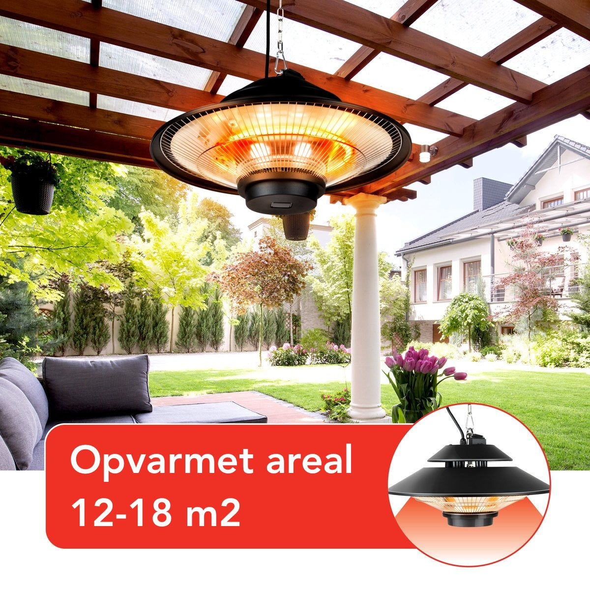 Elektrisk Terrassevarmer fra Alpina