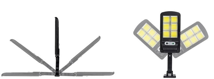 Solcelle lampe stærk 120 LED - We Do Better