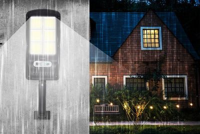 Solcelle lampe stærk 120 LED - We Do Better