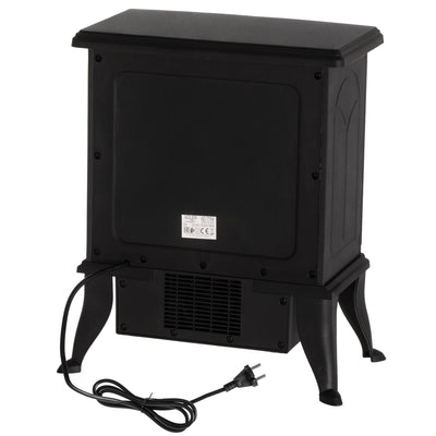 Pejs Elektrisk med 3D flammeeffekt – kompakt og stilfuld varmeovn