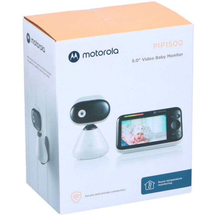 To-vejs Babyalarm med 5,0" Farveskærm og Digitalt Zoomkamera