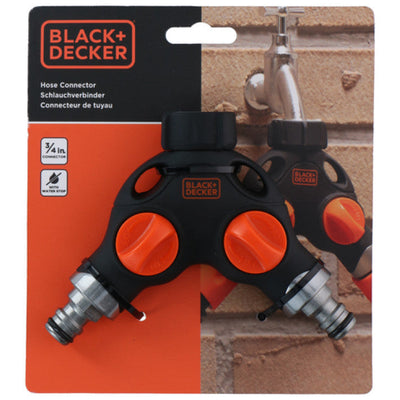 Black+Decker Vandfordeler med 3/4" Tilslutning og Vandstop