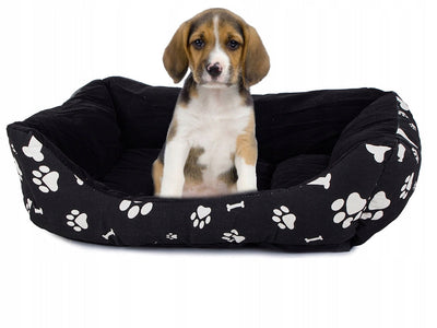 Hundekurv med Pude - XL - 62x48 cm