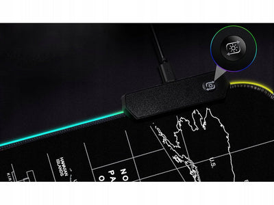 XXL Gaming musemåtte med LED Baggrundsbelysning – 80x30 cm