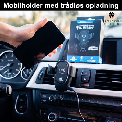 Mobilholder med trådløs opladning - We Do Better