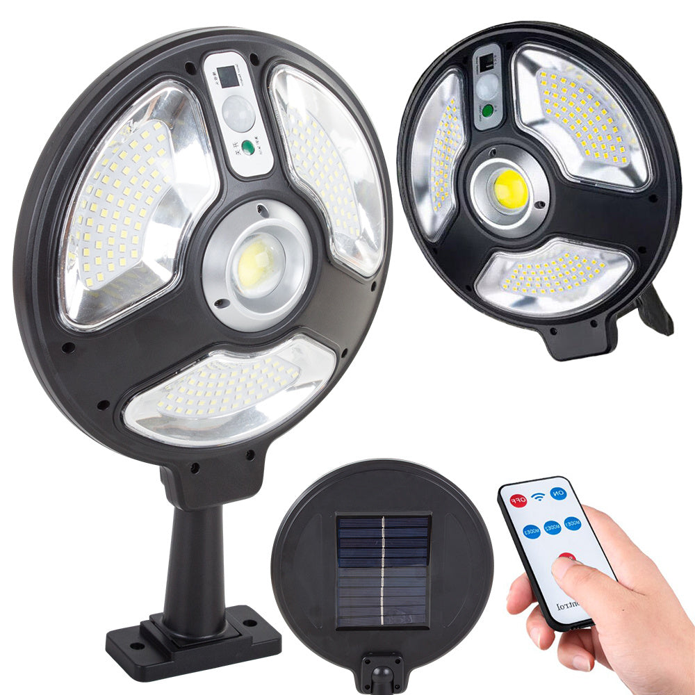 Solcelle lampe med 150 LED pærer med bevægelsessensor - We Do Better