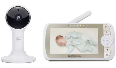 Motorola Babyalarm med 5" Forældreenhed og Full HD Overvågning via App