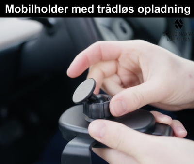 Mobilholder med trådløs opladning - We Do Better