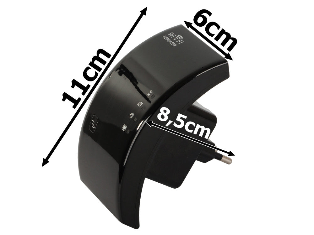 Kraftfuld Wi-Fi Repeater 300Mbps med 2.4G Access Point