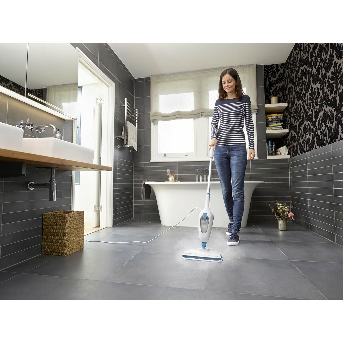 Dampmoppe Black & Decker FSMH13E5 1300 W