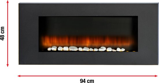 Elektrisk LED-Pejs med Fjernbetjening