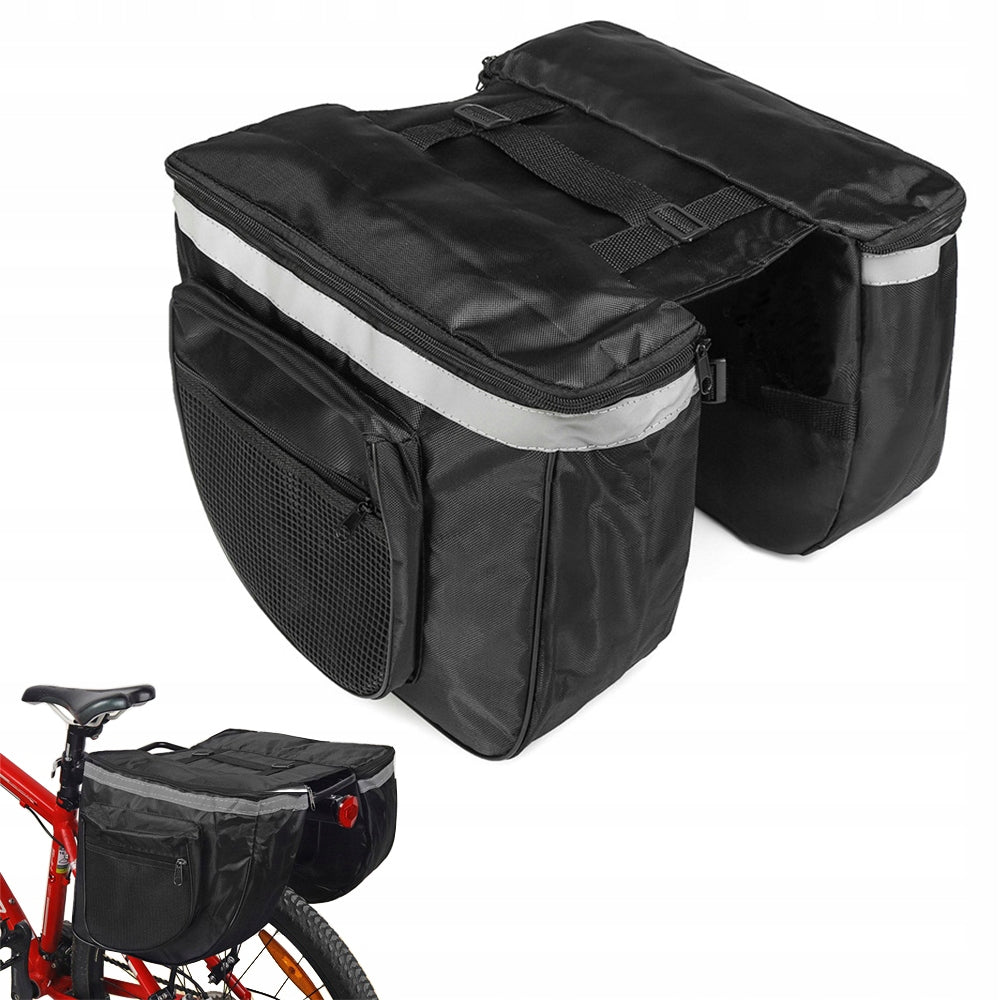 Stor Cykeltaske til Bagagebærer – 28L med Reflekser