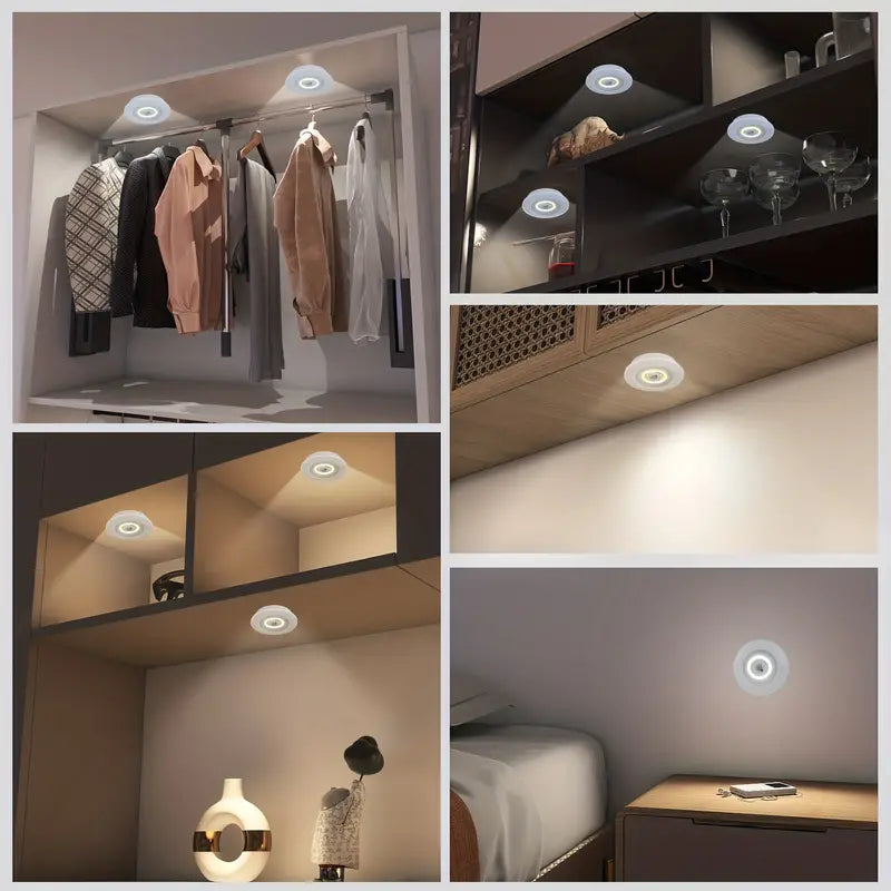 3-Pak LED Belysning EKSTRA NEDSAT INKL. Fjernbetjening