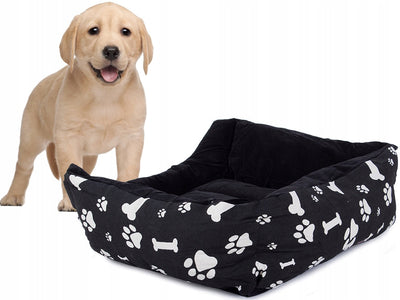 Hundekurv med Pude - XL - 62x48 cm