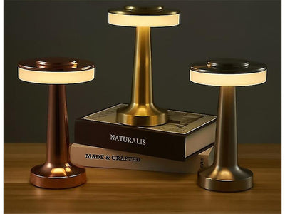 Touch Trådløs Bordlampe med 3 Lysindstillinger