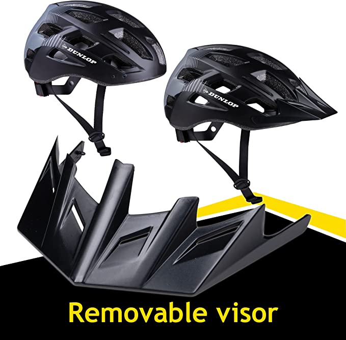 Dunlop Cykelhjelm med LED lys - We Do Better