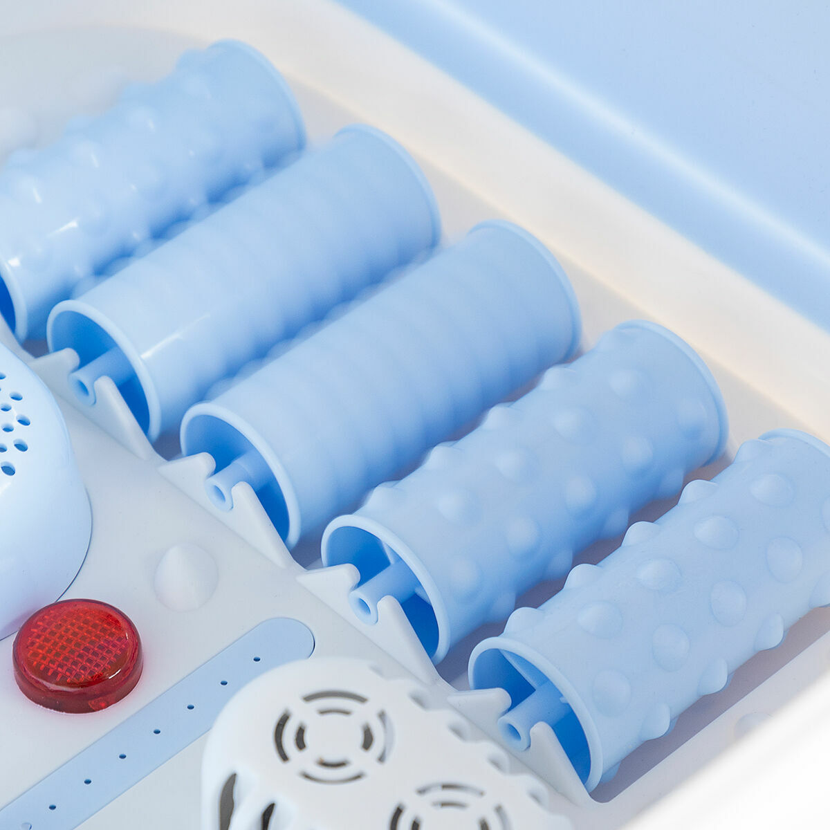 Sammenklappeligt fodbad med ruller og hydromassage Footopy