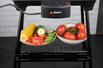 Alpina Elektrisk Grill 2-i-1 - Til Inden- og Udendørs Brug