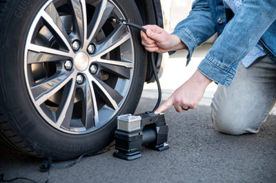 Dunlop Digital Luftkompressor og Dækpumpe - 150 PSI / 10 BAR - 12V