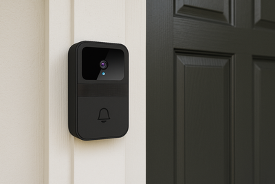 Trådløs dørklokke med Kamera, tovejskommunikation & stemmeændring