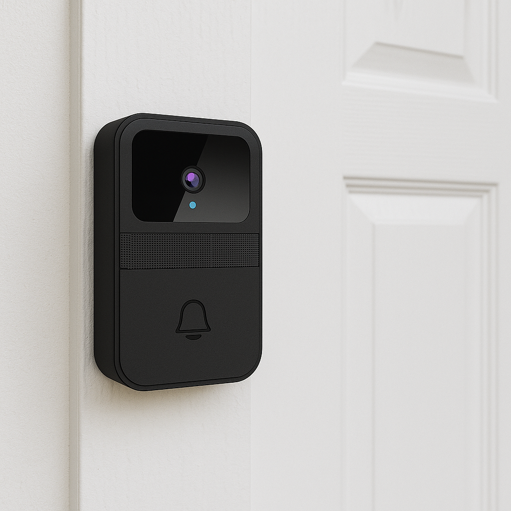 Trådløs dørklokke med Kamera, tovejskommunikation & stemmeændring