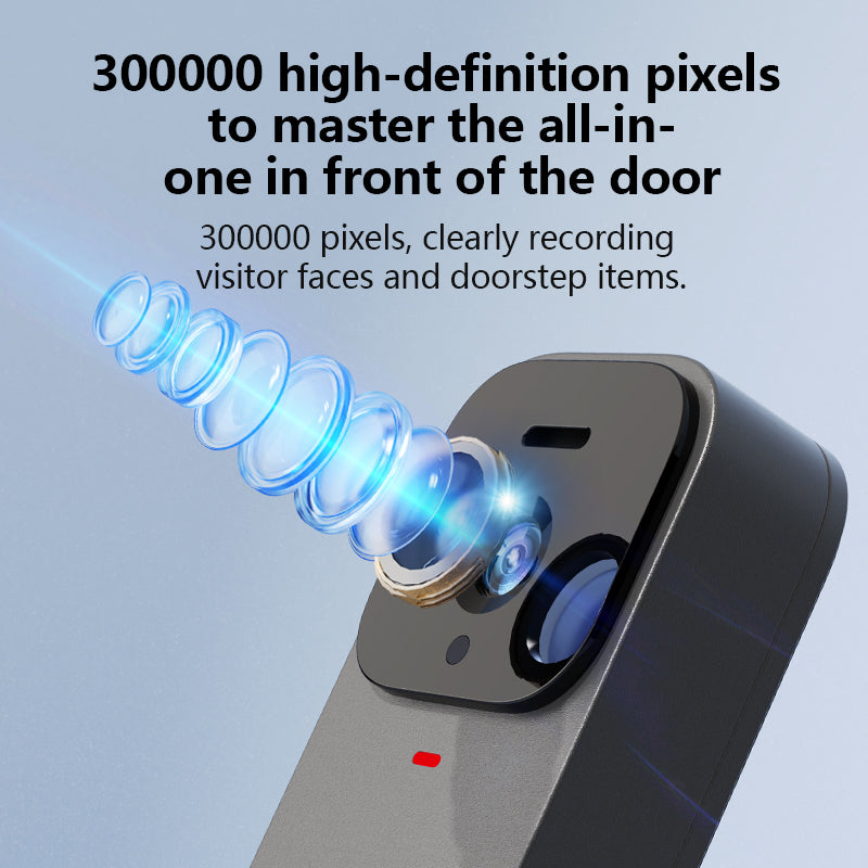 Video Dørklokke med 4.3" OLED Skærm – Vandtæt og trådløs med app-styring