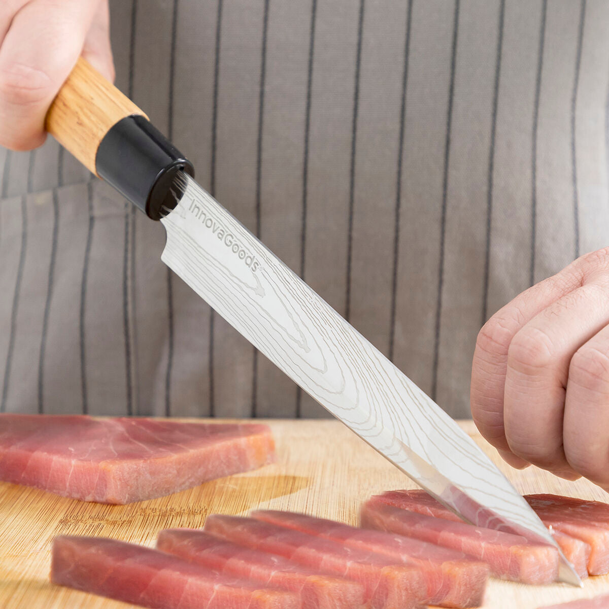 Sæt med knive med professionel bæretaske Damas·Q InnovaGoods