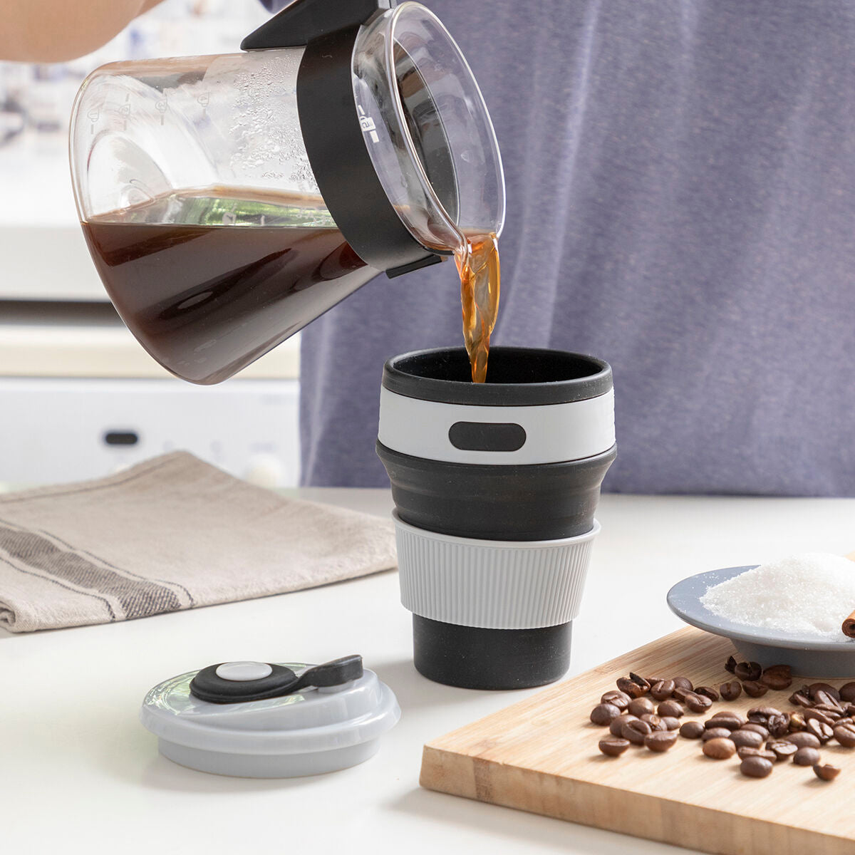 Silikone foldbar kop Flahsie InnovaGoods