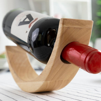 Flydende træ vin flaske Holder Woolance InnovaGoods
