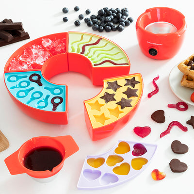 2-i-1-Jelly Bean og Chokolade Fondue Machine Yupot InnovaGoods