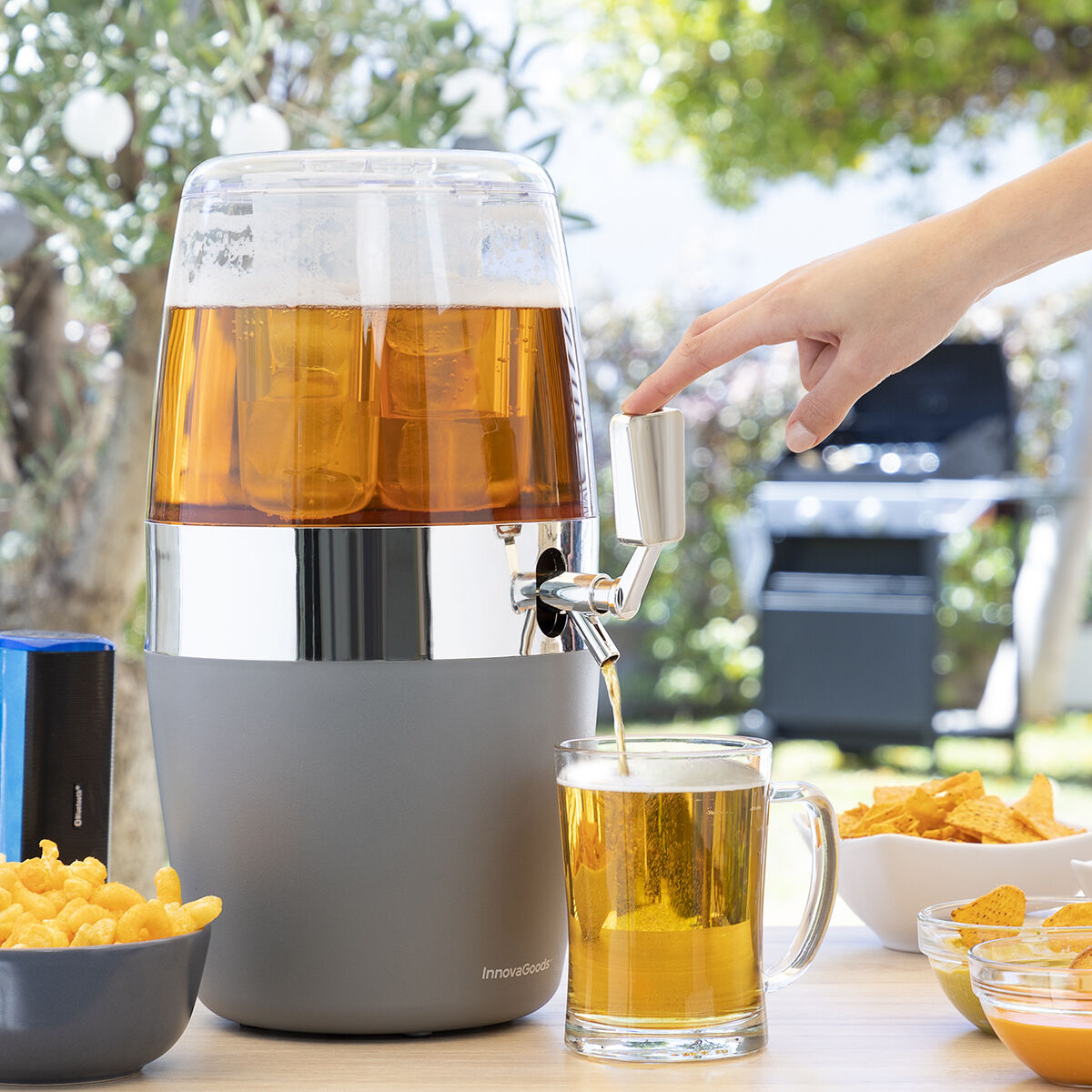 Køle drikke Dispenser - Perfekt til Fester og Hygge med Familie og Venner