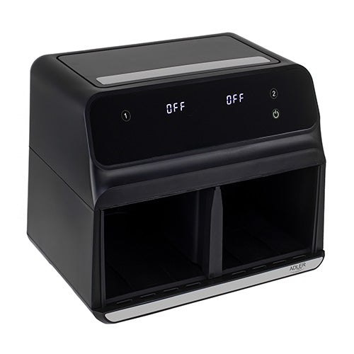 Avanceret Airfryer med Dobbelt Skuffe og 10 Programmer - 8 Liter