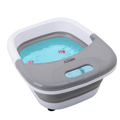 Foldbar Fodmassageapparat med Boble- og Vibrationsmassage