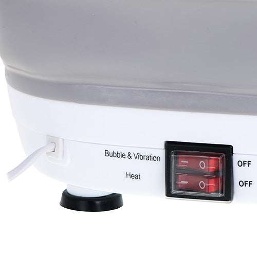 Foldbar Fodmassageapparat med Boble- og Vibrationsmassage