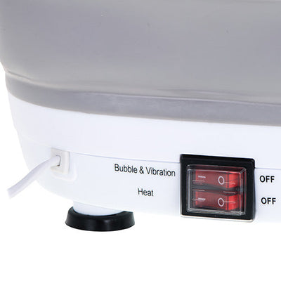 Foldbar Fodmassageapparat med Boble- og Vibrationsmassage