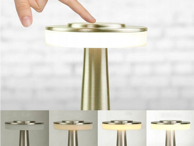 Touch Trådløs Bordlampe med 3 Lysindstillinger