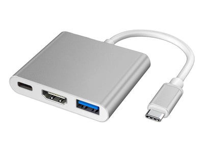 3-i-1 USB-C Adapter Hub med USB 3.0 og HDMI 4K