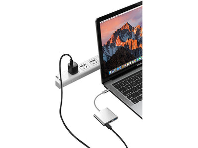 3-i-1 USB-C Adapter Hub med USB 3.0 og HDMI 4K