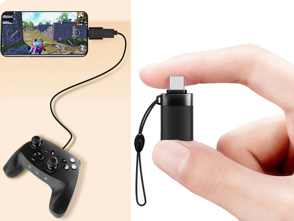Adapter USB-C til USB 3.0 Sort