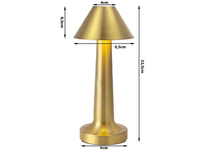 Smart Lampe med Touch Funktion – 3-Trins Lys & Genopladelig Batteri