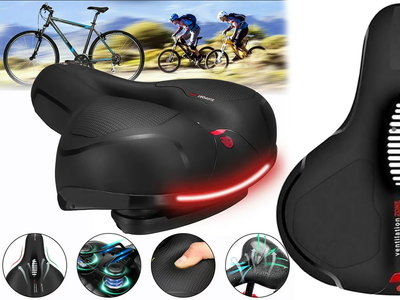 Sports cykelsadel: Ultra-Komfort med Refleks & Ventilation