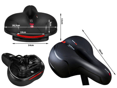 Sports cykelsadel: Ultra-Komfort med Refleks & Ventilation