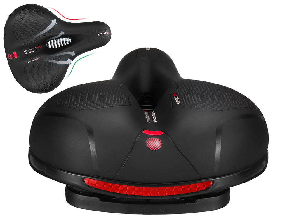 Sports cykelsadel: Ultra-Komfort med Refleks & Ventilation