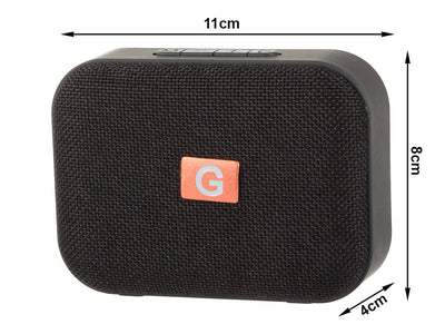 Kompakt Trådløs Bluetooth Højttaler med FM Radio