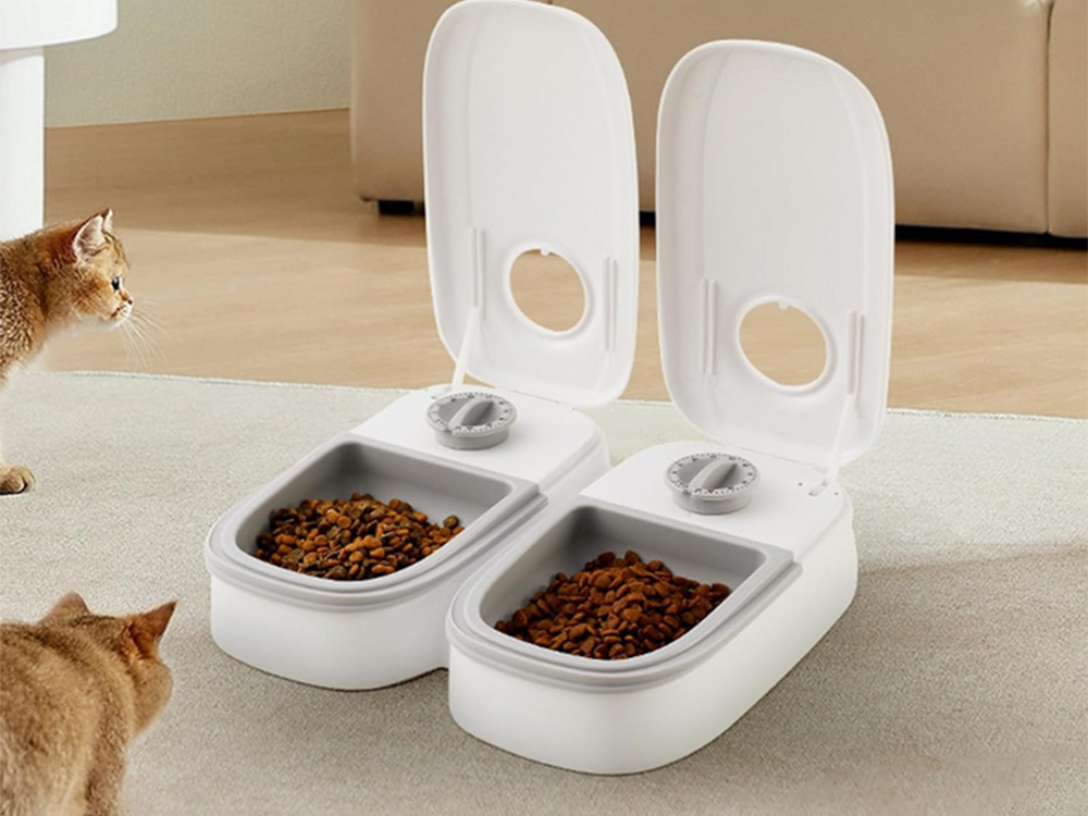 Automatisk Foderdispenser med Timer til Hund og Kat