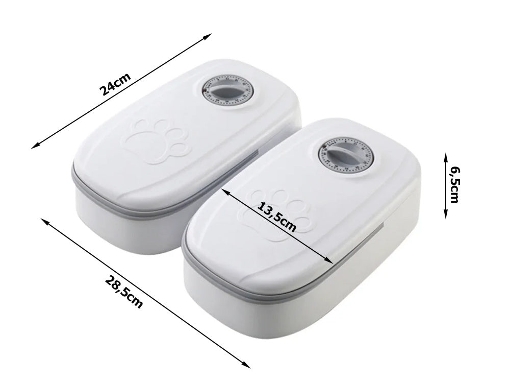 Automatisk Foderdispenser med Timer til Hund og Kat